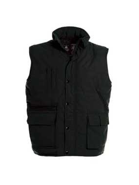 Unisex vesta (B&C BODYWARMER EXPLORER) > čierna > S