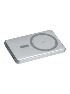 Magsafe, externá recyklovaná hliníková batéria, 5000 mAh > sivá