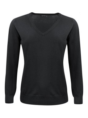 Dámsky sveter (James Harvest MERINO V-NECK WOMAN) > čierna > 3XL