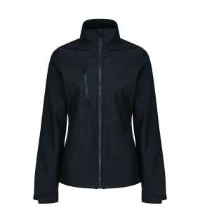 Dámska bunda (Regatta WOMEN'S ABLAZE 3 LAYER PRINTABLE SOFTSHELL JACKET)>čierna/čierna>12