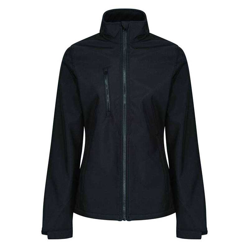 Dámska bunda (Regatta WOMEN'S ABLAZE 3 LAYER PRINTABLE SOFTSHELL JACKET)>čierna/čierna>12