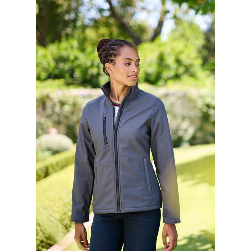 Dámska bunda (Regatta WOMEN'S ABLAZE 3 LAYER PRINTABLE SOFTSHELL JACKET)>čierna/čierna>12