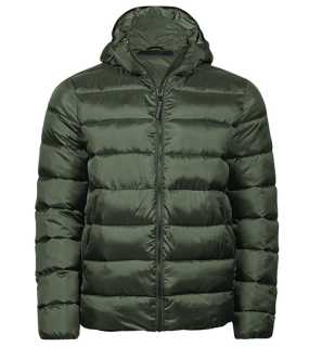 Unisex bunda (Tee Jays Lite Hooded Jacket) > zelená (deep) > 3XL