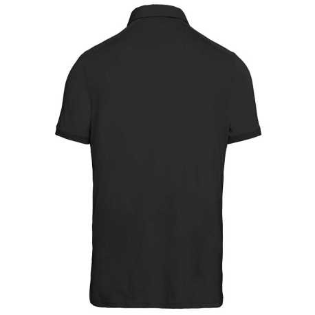 Pánska polokošeľa (Kariban MEN'S SHORT SLEEVE JERSEY POLO SHIRT) > čierna > L