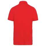Pánska polokošeľa (Kariban MEN'S SHORT SLEEVE JERSEY POLO SHIRT) > červená > L