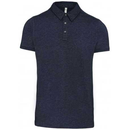 Pánska polokošeľa(Kariban MEN'S SHORT SLEEVE POLO SHIRT)>modrá(french navy heather)>S