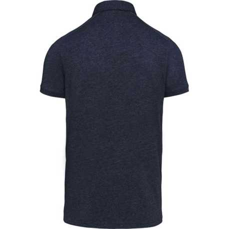 Pánska polokošeľa(Kariban MEN'S SHORT SLEEVE POLO SHIRT)>modrá(french navy heather)>S
