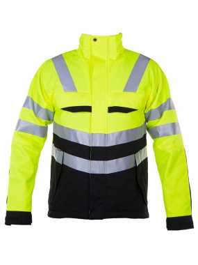 Pánska bunda (PROJOB JACKET EN ISO 20471) > žltá / čierna > L
