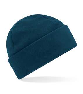 Unisex čiapka (Beechfield Recycled Fleece Cuffed Beanie) > modrá (petrol)