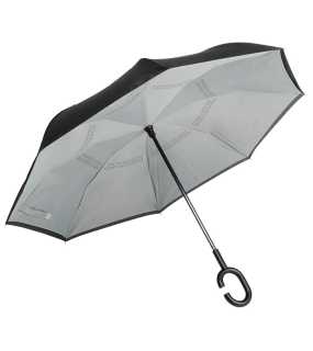 Automatický dáždnik > šedá (light) / čierna