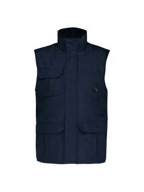 Unisex pracovná vesta (KARIBAN WORKER BODYWARMER) > modrá (navy) > L