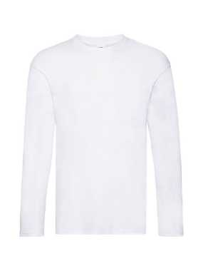 Pánske tričko(FRUIT OF THE LOOM Original Long Sleeve T ) > biela > S