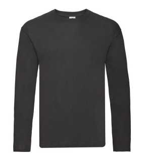 Pánske tričko(FRUIT OF THE LOOM Original Long Sleeve T ) > čierna > M