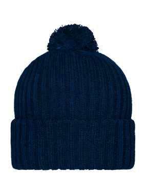 Zimná čiapka (DAIBER Knitted Cap with Pompon) > modrá (navy)