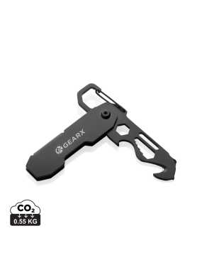 Gear X skladacie EDC náradie s karabínou > čierna