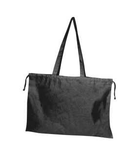 Vrecko z organickej bavlny (GOTS) so zapínaním  > čierna