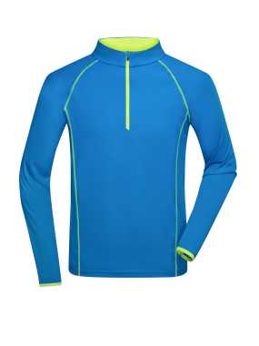 Pánske tričko(JN Mens Sportsshirt Longsleeve) > modrá (bright) / žltá (bright) > M