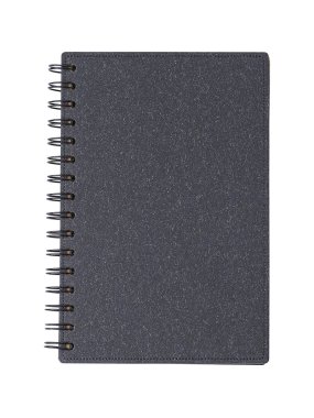 Krúžkový zápisník z recyklovaného kartónu A5 > čierna