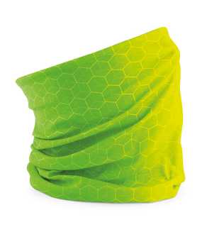 Unisex šatka (Beechfield Morf Geometric) > zelená / žltá (geo lime)