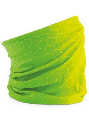 Unisex šatka (Beechfield Morf Geometric) > zelená / žltá (geo lime)