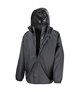 Unisex bunda (RESULT CORE 3-In-1 JACKET & BODYWARMER) > čierna > L