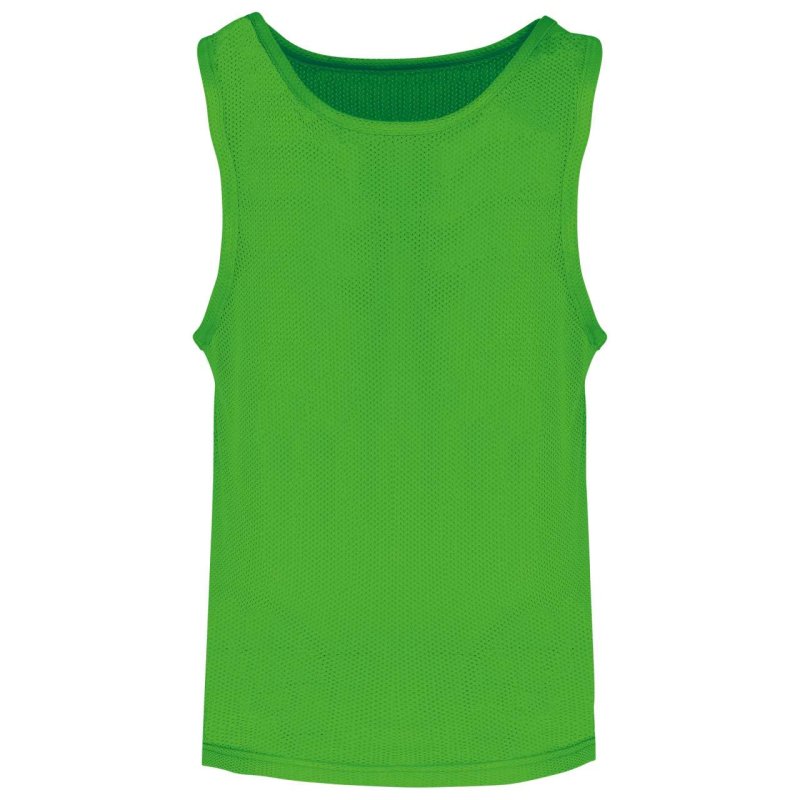 Detská vesta(Proact KID'S LIGHTWEIGHT MESH MULTISPORT BIB)>zelená(fluorescent)>10/14