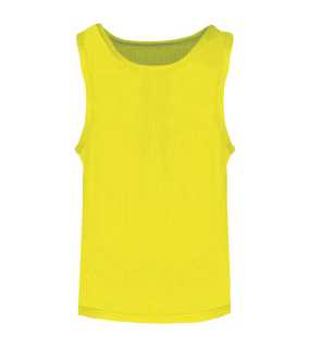 Detská vesta(Proact KID'S LIGHTWEIGHT MESH MULTISPORT BIB)>žltá(fluorescent)>10/14