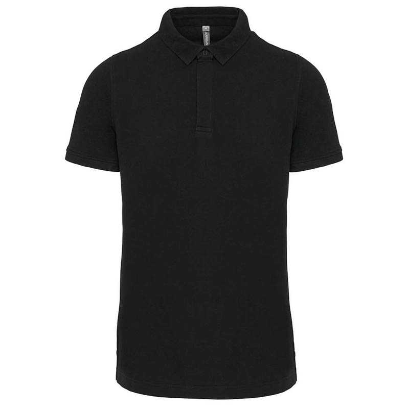 Pánska polokošeľa (Designed To Work MEN'S SHORT SLEEVE STUD POLO SHIRT) > čierna > M