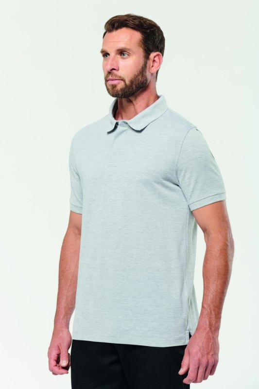 Pánska polokošeľa (Designed To Work MEN'S SHORT SLEEVE STUD POLO SHIRT) > čierna > M
