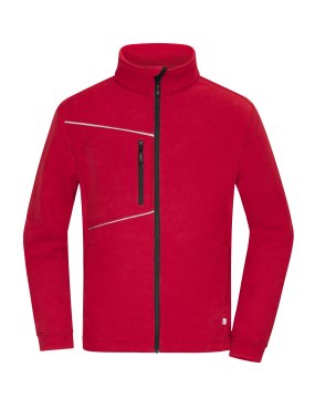Pánska bunda (JN Fleece Jacket - Corduroy Look) > červená > 4XL