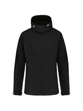 Dámska softshell bunda (KARIBAN LADIES HOODED SOFTSHELL JACKET) > čierna > M