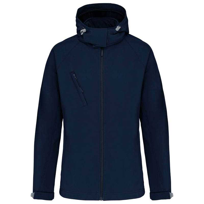 Dámska softshell bunda (KARIBAN LADIES HOODED SOFTSHELL JACKET)>modrá (navy)>4XL