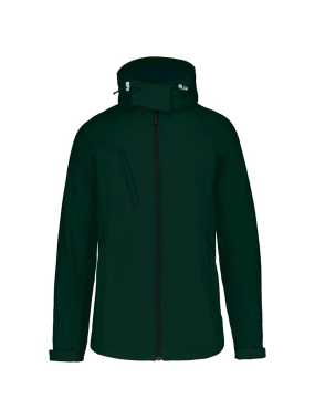 Dámska softshell bunda (KARIBAN LADIES HOODED SOFTSHELL JACKET) > zelená (bottle) > L