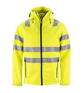 Pánska bunda (PROJOB RAINJACKET EN ISO 20471 CL.ASS 3/2) > žltá / čierna > L