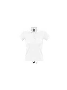 Dámska polokošeľa (SOLS PEOPLE WOMENS PIQUE POLO SHIRT) > biela > M