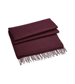 Unisex šál (Beechfield Classic Woven Scarf) > črevená (burgundy) > 186X47 CM