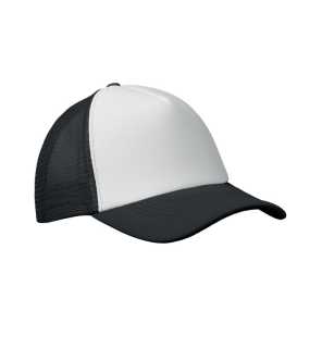 5 panelová šiltovka > biela / čierna