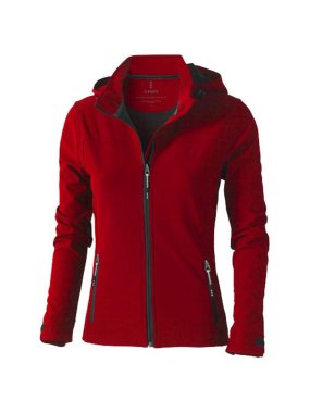 Dámska softshell bunda (ELEVATE Langley Ladies Softshell Jacket) > červená > L