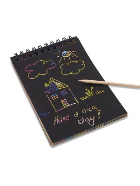 Vyškrabovací zápisník  > béžová