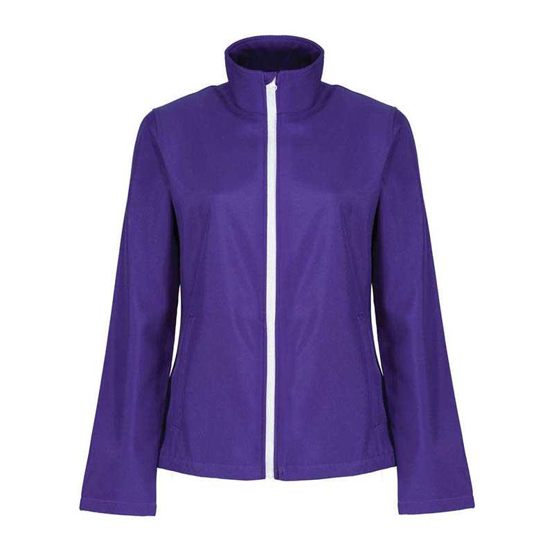Dámska bunda (REGATTA ABLAZE WOMEN'S PRINTABLE SOFTSHELL)>fialová (vibrant) / čierna>2XL