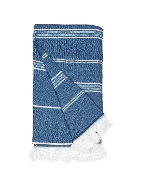 Osuška (THE ONE Recycled Hamam Towel) > modrá (navy) > 100 x 180 cm