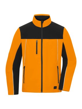 Pánska bunda (JN Signal-Workwear Jacket) > oranžová (neon) / čierna > L