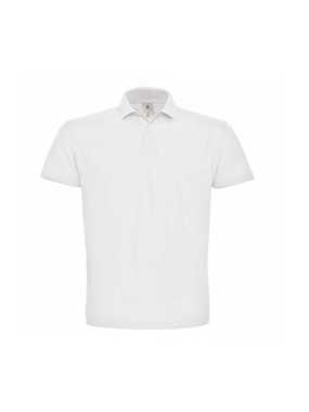 Unisex polokošeľa (B&C ID_001) > biela > S