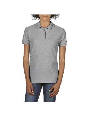 Dámska polokošeľa(GILDAN SOFTSTYLE® LADIES' DOUBLE PIQUÉ POLO)>šedá (rs sport)>S