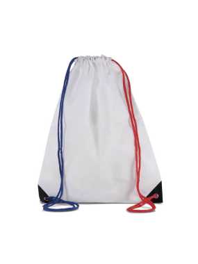 Ruksak (KIMOOD DRAWSTRING BACKPACK) > modrá(reflex)/biela/červená