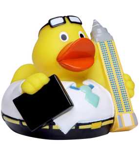 Kačička do vane (MBW Squeaky duck CityDuck® Frankfurt) > viacfarebná