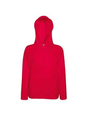 Dámska mikina (Fruit of the Loom-LF LW HOODED SWEAT) > červená > XL