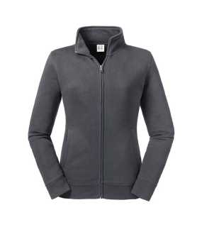 Dámska mikina (RUSSELL Ladies' Authentic Sweat Jacket)>sivá (convoy)>M