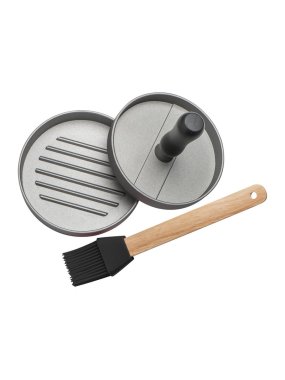 Lis na burger so silikónovou metličkou Texas > čierna