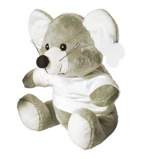 Plyšová hračka Myš > šedá